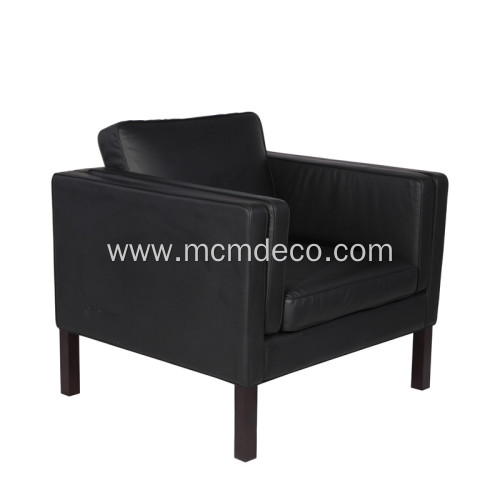 Mogensen Leather Easy chair Replica